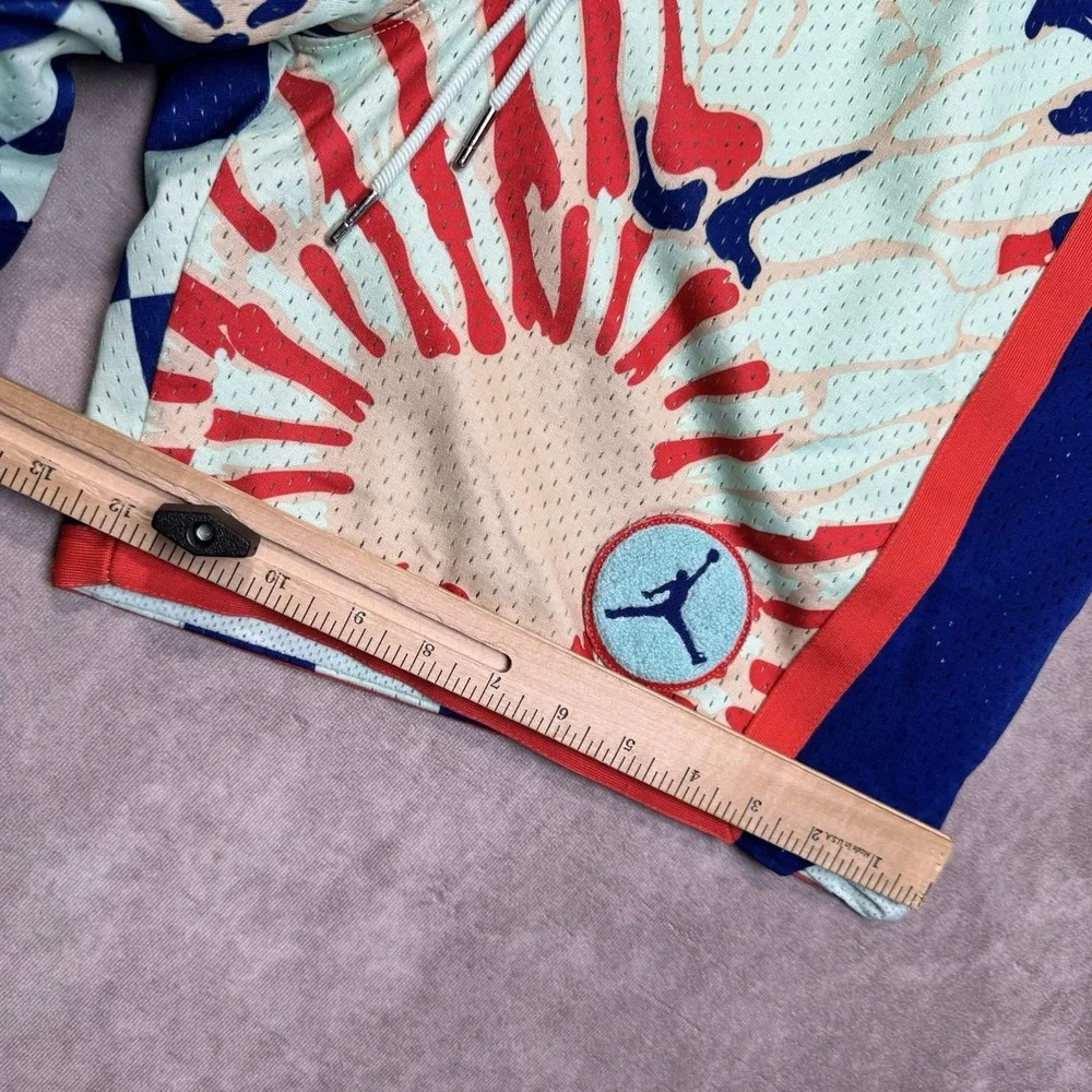 Jordan Quai 54 Diamond Shorts Mens Large Blue Red White Mesh CK9527-455